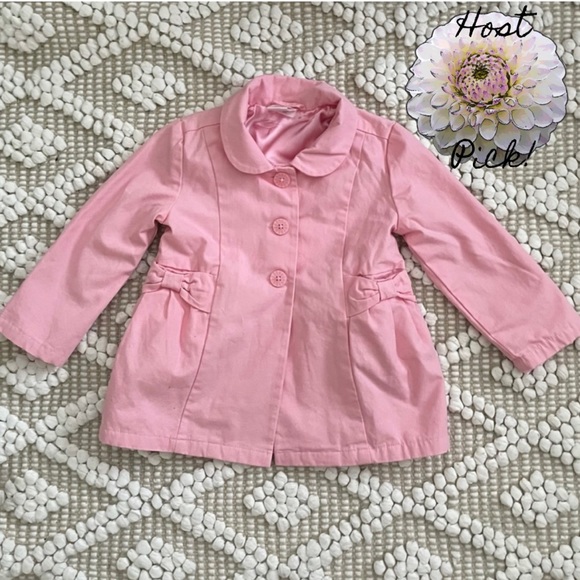 Gymboree Other - Gymboree pink retro peplum Spring coat ✨HP!✨